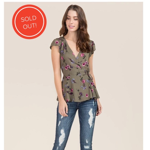 Faux Wrap Blouse - Picture 3 of 7